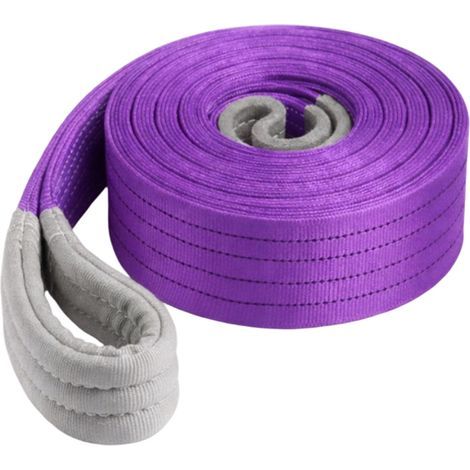 Sangle de Levage, à Boucle Ronde, 1000 kg, 1 Tonne / 2 m, Violet - Sangle de Levage, à Boucle Ronde, 1000 kg, 1 Tonne / 2 m, Violet (1/5)