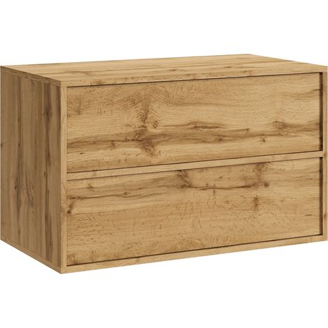 Badplaats Waschbeckenunterschrank Mali 80 x 46 cm Eiche - Hängen