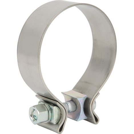 Colliers de serrage universels pour joints d'échappement, colliers de serrage antirouille pour silencieux, haute dureté, pour collecteur d'échappement, 3 pouces (1/5)