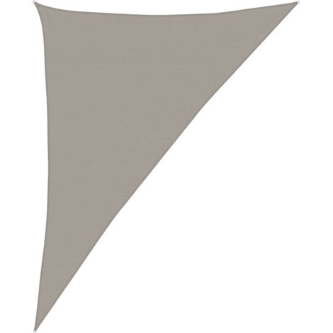 Maison Exclusive - Sonnensegel 160 g/m² Dreieckig Hellgrau 4x5x6, (1/5)