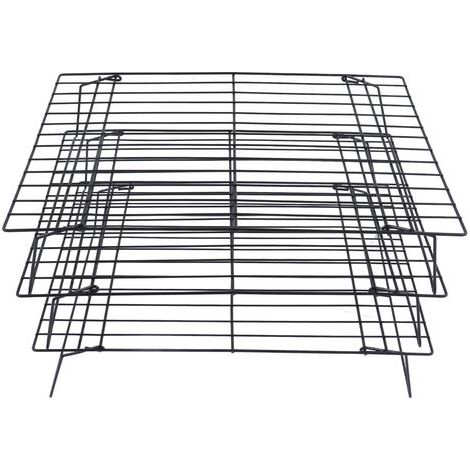 13-inch iron baking rack, 3-layer non-stick cooling racks for baking cookies and cakes (1/5)