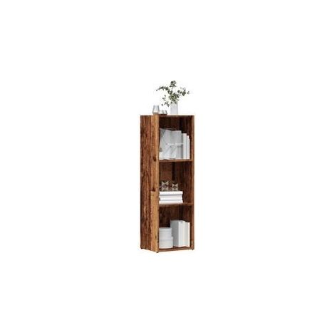 Bibliothèque vieux bois 36x30x114 bois d'ingénierie (1/5)