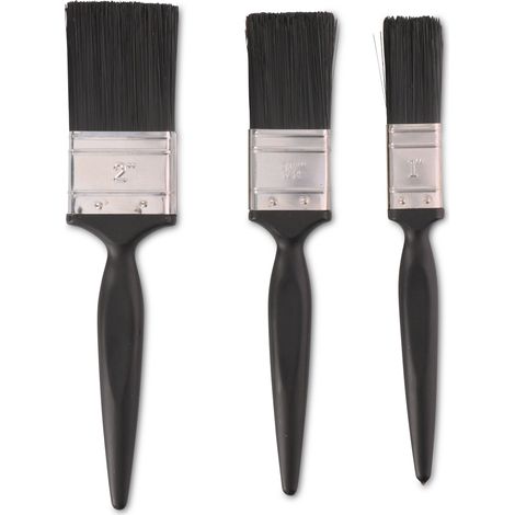Outil du peintre kinzo set 3 pennelli legno 25 38 mm