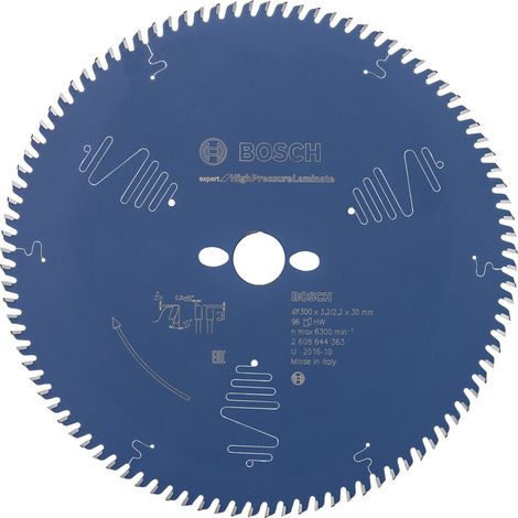 Bosch  Hoja  de  sierra  circular  Expert  for  High  Pressure  Laminate  para  sierras  de  mesa  300  x  30  x  3,2  mm  96  -  2608644363 (1/3)