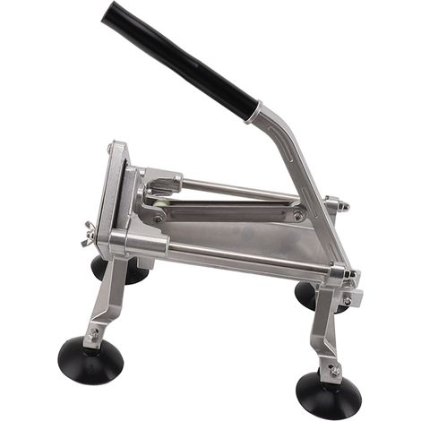 Trancheuse manuelle professionnelle en acier inoxydable pour frites, légumes, oignons, carottes et concombres (6,5 mm / 0,26 pouce) (1/5)