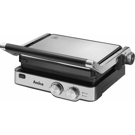 Amica GK4011 grill eléctrico negro acero inoxidable (1/2)