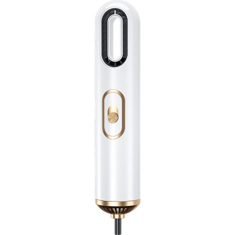 Sèche-cheveux sans pale, moteur puissant silencieux, double sortie ionique, vitesse de vent rapide verrouillage humidité, 220V AC, blanc (1/5)