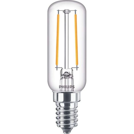 ampoule LED Tube T25 E14 25W Blanc Chaud Claire, Verre (1/3)