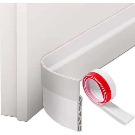 Insulated door bottom, door draft stopper, soundproof door draft stopper for 100cm doors, front door seal, door seal to stop cold air (1/5)