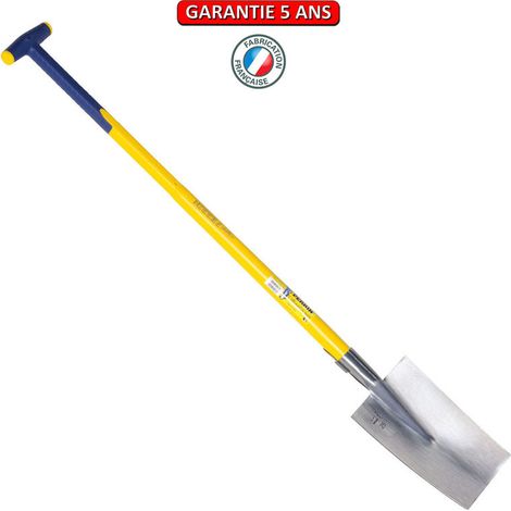 OUTILS PERRIN Louchet Senlis de 28 cm emmanché composite manche béquille (1/2)