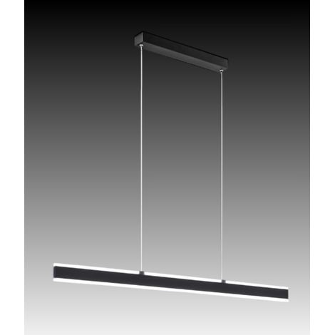 Suspension Led Série 6998 En Aluminium Noir 48W 3648Lm Cct Variable Dimmable Diffuseur Satiné 121,6 Cm - Perenz Luminaire Moderne D'Intérieur (1/2)