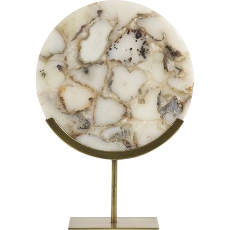 Light & Living Ornament GOUYA aus rotem Achat Antikbronze –