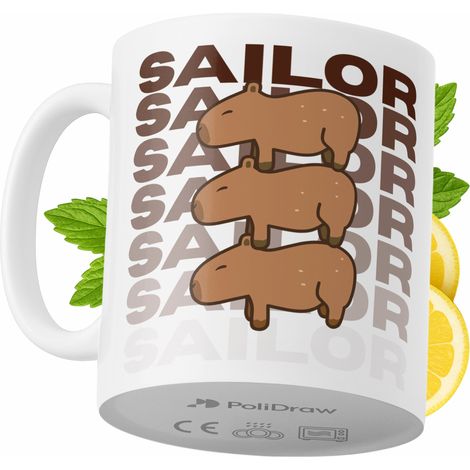 Mug humoristique pour marin, avec un texte amusant et un design graphique original. Idéal pour les anniversaires, les fêtes et les occasions spéciales. Mug premium pour la maison, le bureau et le trav (1/5)