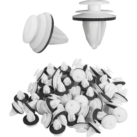 clips de fixation voitureclips voitureclips de fixationrivet plastiqueClip de Fixation de Voiture, 50 Pièces Universal Retenue Vehicle Clips Rivets en Plastique.