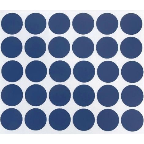 Lot de 30 cache-trous autocollants en PVC, imperméables, pour meubles, armoires, bureaux, blanc chaud. Solution de dissimulation idéale pour les autoroutes. (1/5)