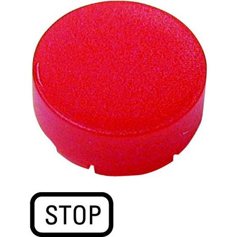 Verrine pour boutons-poussoirs saillante rouge STOP EATON M22-XDLH-R-GB0