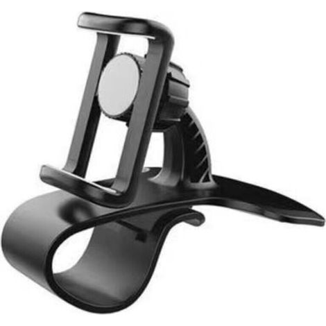 Support universel pour téléphone portable, GPS, tableau de bord de voiture, support à clipser sur grille d'aération HUD support antidérapant (1/5)