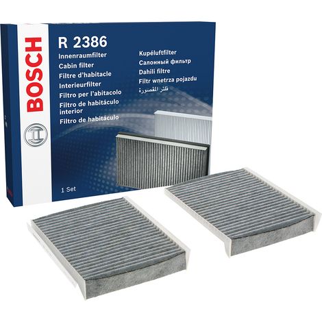 Bosch R2386 - Filtre d'habitacle anti-odeurs au charbon actif (1/5)