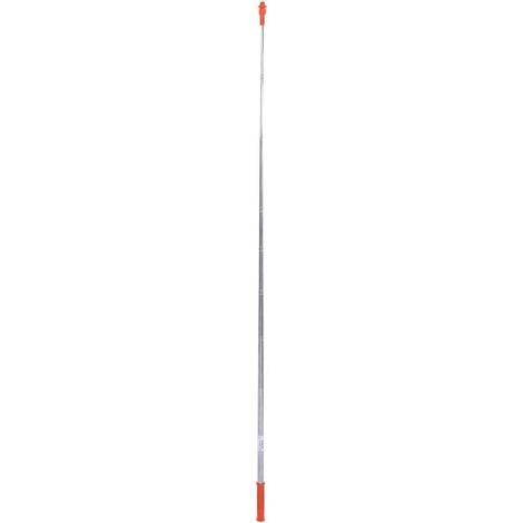 Sjlerst – Tuyau de pulvérisateur en acier inoxydable 16 mm – Rallonge 2,6 m pour irrigation agricole – Compatible avec accessoires d'irrigation