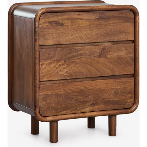 Commode 3 tiroirs en bois de manguier Gina SKLUM