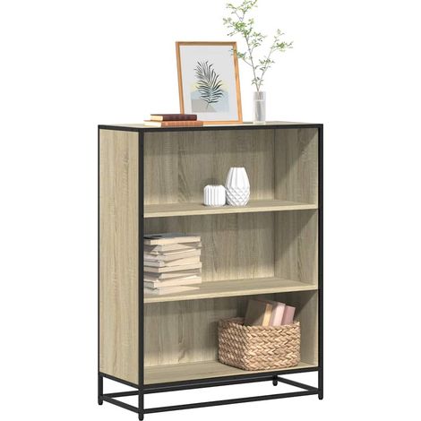 Bücherschrank Sonoma-Eiche 80,5x35x107,5 cm Holzwerkstoff