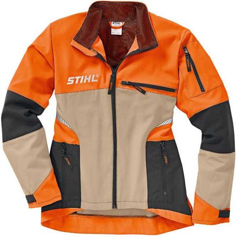 Veste de travail STIHL DYNAMIC VENT 0088-335-0506 Taille XL Orange haute visibilité (1/3)