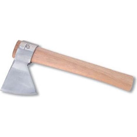 Hache en acier inoxydable 250g avec manche en bois 250mm