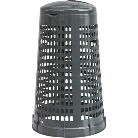 Trespolo Portasacco Mobil Plastic Grigio 110 lt 51 x 38 x 85 cm