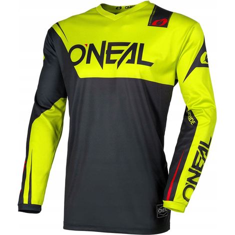 Sweat-shirt O'Neal Element Racewear noir/jaune taille M (1/2)