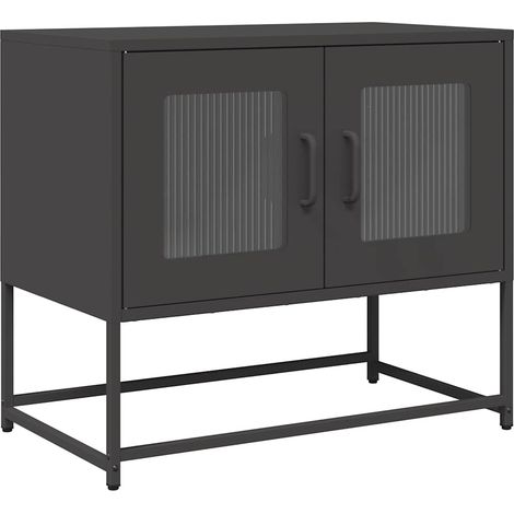 Maison Exclusive - TV-Schrank Schwarz 68x39x60,5 cm Kaltgewalzter