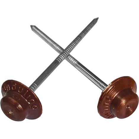 Onduline Nägel Befestigungsmaterial rot 65 mm mit PVC-Kopf