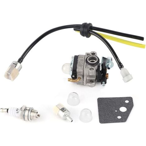Kit de Ligne de Carburant de Carburateur,Kit de Vonduite de Carburant,Kit de Ligne de Carburant Pour Carburateur Compatible Avec Gx31 Gx22 Fg100 Little Wonder Mantis Tiller 16100‑Zm5‑80 (1/5)