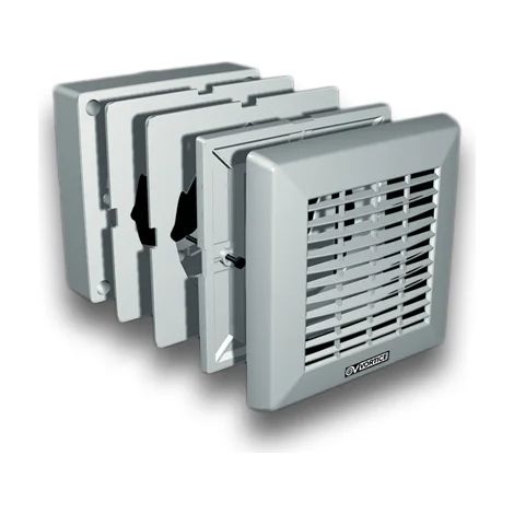 Vortice – Kit de fenêtre pour ventilateurs F 100 – Adaptateur avec obturateur automatique – Protection IPX4 – Compatible vitres 2 à 20 mm