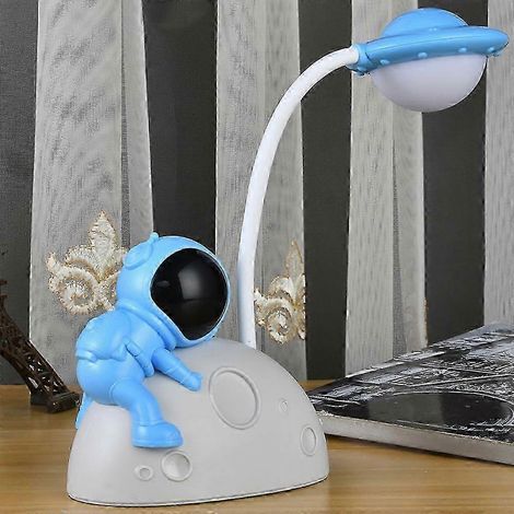 Lampe de chevet LED rechargeable avec veilleuse mignonne, motif astronaute, protection des yeux - Lampe de nuit sans fil Cu (1/3)