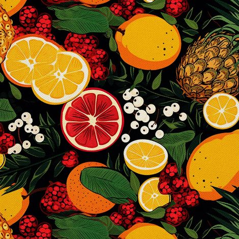Tela decorativa para exteriores Oxford - Motivo frutal  DX6270 (1/5)