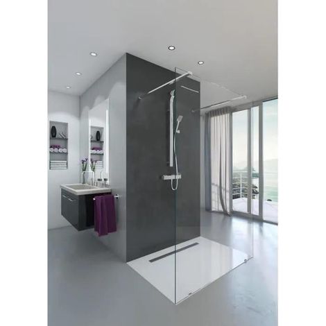 Saint-Gobain Aurys Baltique Claire Duschabtrennung transparent 140x198 cm
