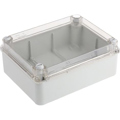 Boîtier RS PRO en ABS, 200 x 155 x 80mm, Gris IP55 ( Prix pour 1 )