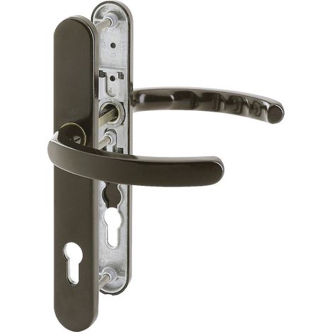 HOPPE® Drückergarnitur mit Schmalschild Luxembourg 1500/3357N, Aluminium, 6990790