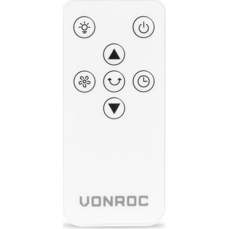 VONROC - Fernbedienung weiß - für Standventilatoren AF507AC und AF508AC