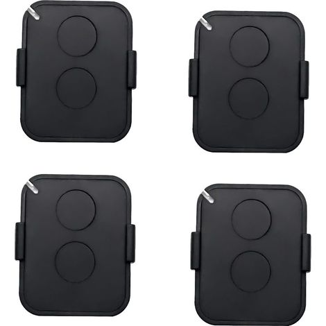 Lot de 4 Télécommande , 2 Canaux Télécommande Portail 433MHz avec Code Tournant Sécurisé, Compatible avec Récepteurs Automatisés (1/5)