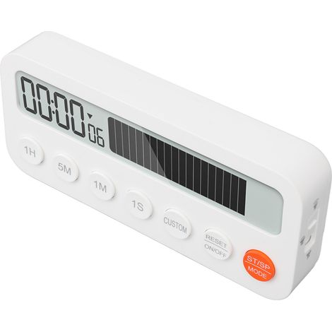 Digitaler Küchentimer mit Countdown, einstellbarer Lautstärke, integriertem Magneten und Stoppuhr für Küche, Klassenzimmer und Büro (1/5)