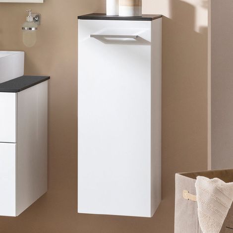 FACKELMANN Oxford Midischrank 30cm - Weiß Hochglanz (1/5)
