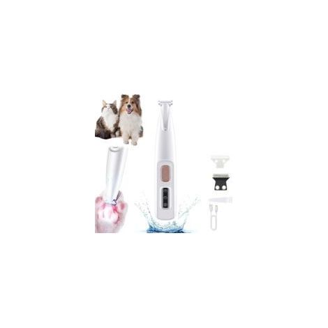 Tondeuse à Pattes De Chien, Tondeuse à Pattes Pour Animaux De Compagnie Rechargeable Et éTanche, Pour Chiens Chat Faible Bruit, Chats, Pattes, Yeux, Oreilles, Visage, Corps. (1PCS) (1/5)