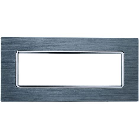 Aluminiumplatte 6-fach silberfarben Kompatibel mit der Solarserie Matix