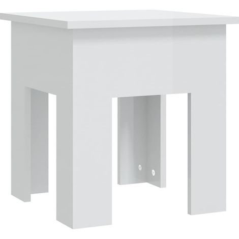 Maison Exclusive - Tavolino da Salotto Bianco 40x40x42 cm in Truciolato (1/5)