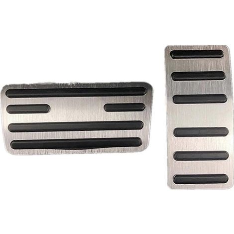 Cubierta de aluminio para pedal de freno, acelerador y gas para NISSAN NAVARA TERRA Xterra 2016+ Accesorios, almohadilla antideslizante para pedal (1/5)
