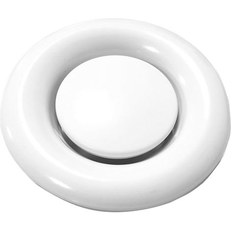 AIDUCHO Diffuseur De Plafond Rond, Réglable Dans Le Sens Des Aiguilles D'une Montre / Dans Le Sens Antihoraire, Valve À Disque Régulée 200mm (1/5)