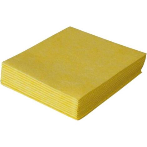 LAMATEX - Lavette non tissée jaune - 38x40 - x10