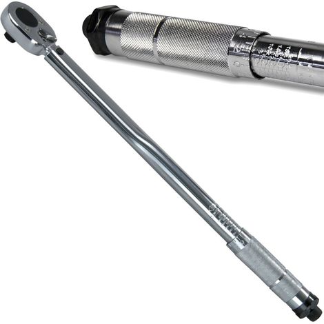 Trade Shop - Chiave Dinamometrica Cricchetto Reversibile 1/2" 10 - 210 Nm Cromo Vanadio - (1/3)