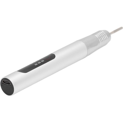 Mini meuleuse électrique rechargeable à vitesse réglable, polisseuse à ongles électrique compacte à batterie lithium, stylo à graver électrique, stylo à polir, stylo à lettrage, meuleuse, 5 V (1/5)